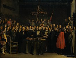 The Swearing of the Oath of Ratification of the Treaty of Munste