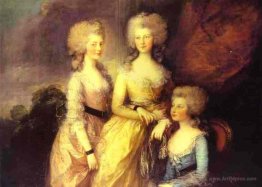 The three eldest daughters of George III: Princesses Charlotte,