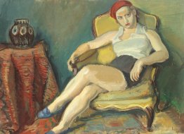 Woman in Yellow Chair