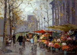 Flower Market At La Madeleine