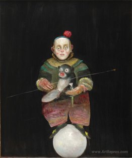 Dwarf with Monkey