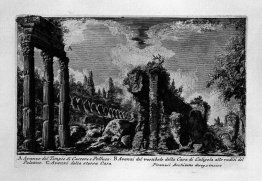 The Roman antiquities, t. 1, Plate XXXIII. Ruins of the temple o