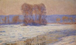 The Seine at Bennecourt, Winter