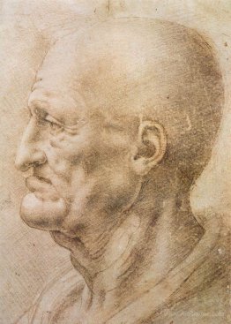 Profile of an old man