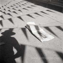 Chicago (Vivian’s Shadow with Flags), July 1970