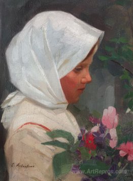 Girl With Flowers