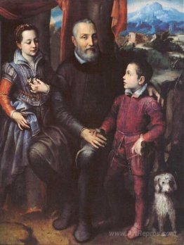 Family Portrait, Minerva, Amilcare and Asdrubale Anguissola