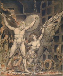 Illustration to Milton`s Paradise Lost