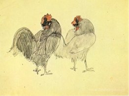 Two roosters