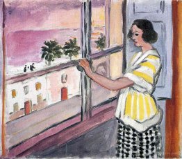 Young Woman at the Window, Sunset