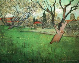 View of Arles with Trees in Blossom