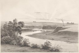 Old ford through the River Torrens at Adelaide