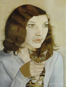 Girl with a Kitten