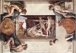 Sistine Chapel Ceiling: Drunkenness of Noah