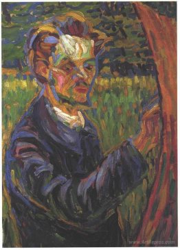 Portrait of Erich Heckel at the Easel