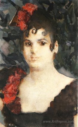 Portrait of a T. Lyubatovich in role of Carmen