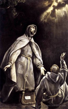 St Francis's vision of the flaming torch