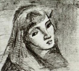 Head of a Woman with Her Hair Loose