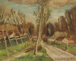 Crecy-la-Chapelle, the road to Voulangis