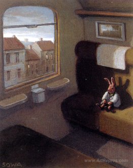 Rabbit on a Train (detail)