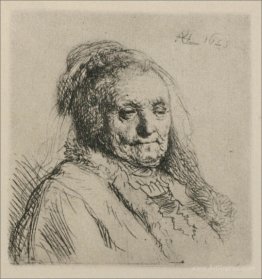 Bust of an Old Woman, Rembrandt`s Mother