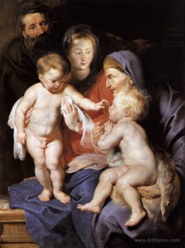 The Holy Family with St. Elizabeth and the Infant St. John the B