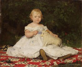 Portrait of Emilie Weiss (with plush toy)