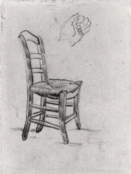 Chair and Sketch of a Hand