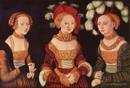 Three princesses of Saxony, Sibylla, Emilia and Sidonia, daughte