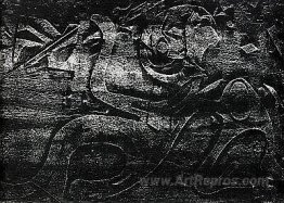 The Geometer - relief print