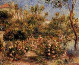 Young Woman in a Garden Cagnes