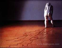 Untitled (Body Trailing Blood)