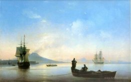 The Bay of Naples in the morning