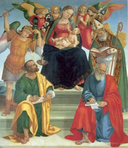 Madonna and Child with Saints and Angels