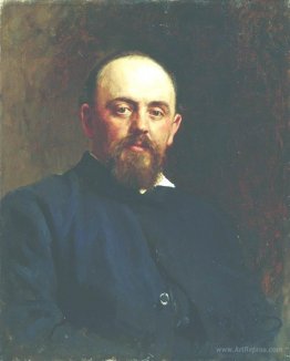 Portrait of railroad tycoon and patron of the arts Savva Ivanovi