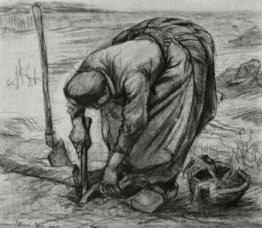 Peasant Woman, Planting Beets