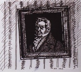 Portrait of barin Laputin