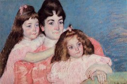 Portrait of Madame A. F. Aude and Her Two Daughters