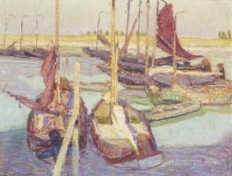 Boats in a Harbour, Ostende