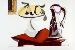 Still life with lemon and jug