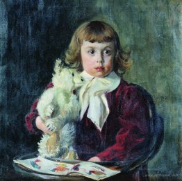 Boy with teddy bear