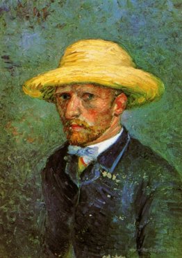 Self-Portrait with Straw Hat