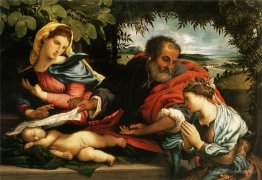 The Holy Family with St. Catherine of Alexandria