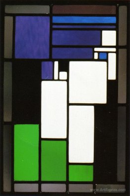 Stained glass composition "Woman"