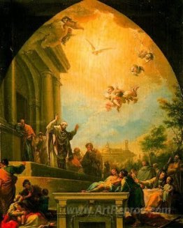 The preaching of Saint Eugene