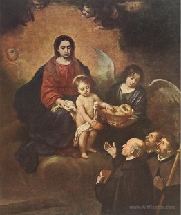 The Infant Jesus Distributing Bread to Pilgrims