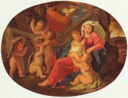 Holy Family with Angels