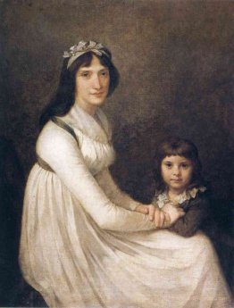 Portrait of a woman with her child