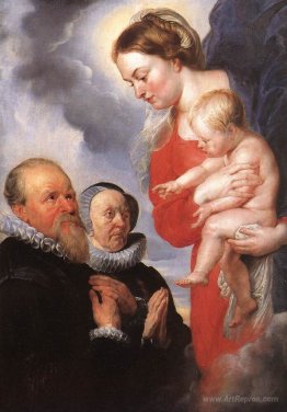 Madonna and Child with the Donors Alexandre Goubeau and his wife