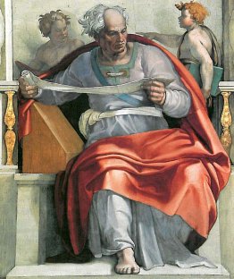 Sistine Chapel Ceiling: The Prophet Joel